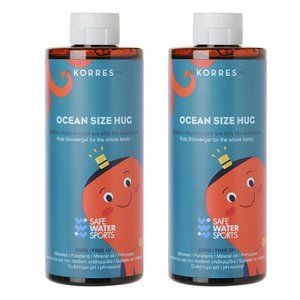 Lot 2x New KORRES Ocean Size Hug Kids Whole Family Shower Gel 13.5oz 400ml